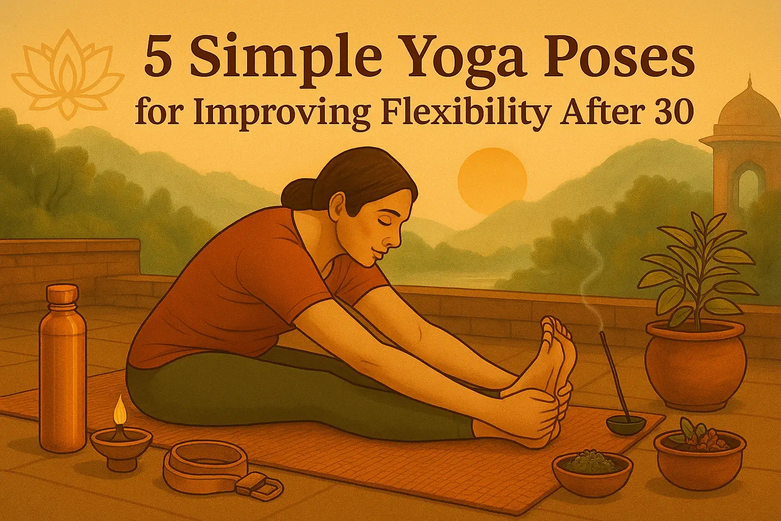 Read more about the article 5 Simple Yoga Poses for Improving Flexibility After 30