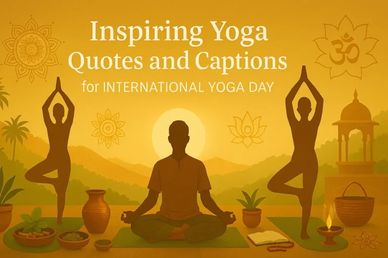 Inspiring Yoga Quotes and Captions for International Yoga Day