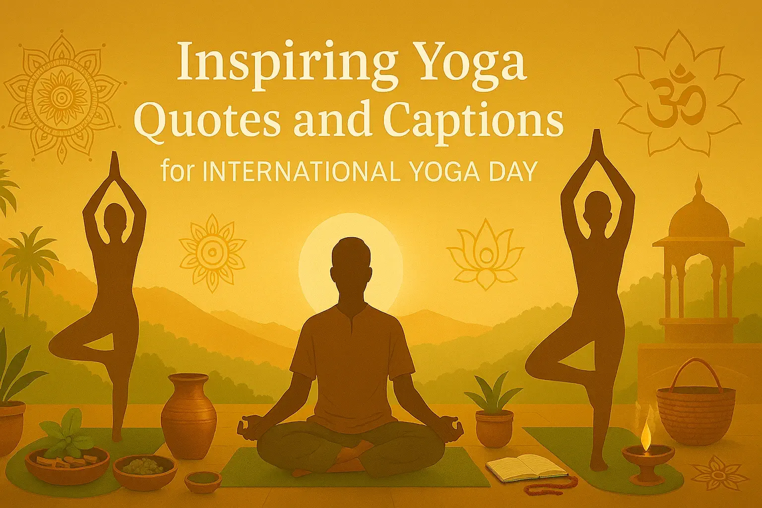 Read more about the article Inspiring Yoga Quotes and Captions for International Yoga Day
